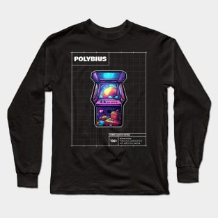 POLYBIUS arcade machine Long Sleeve T-Shirt